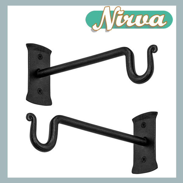 Nirva Vim Plant Hanger Shepards Hook Hand Heavy Duty Wrought